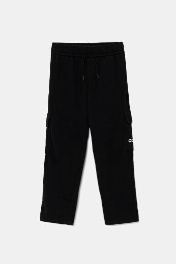 Detské tepláky adidas čierna farba, jednofarebné, JC9738