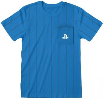 Póló PlayStation - Striped Pocket Logo - póló