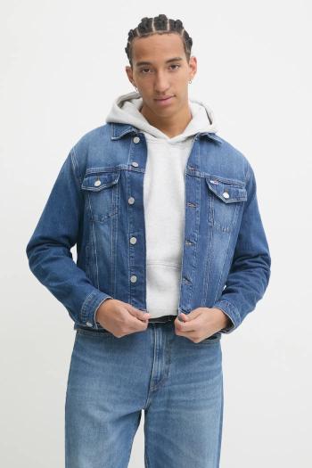 Rifľová bunda Tommy Jeans pánska, prechodná, DM0DM20623