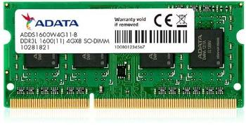 RAM memória ADATA SO-DIMM 4GB DDR3L 1600MHz CL11