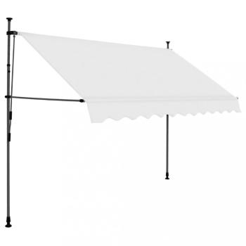Ručne zaťahovacia markíza s LED svetlom 250x120 cm Dekorhome
