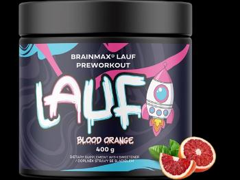 BRAINMAX LAUF Preworkout s kofeinem červený pomeranč 400 g