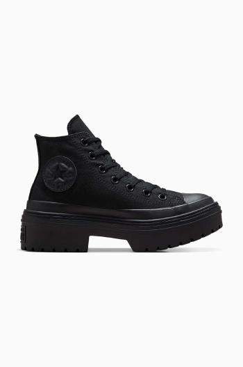 Tenisky Converse Chuck Taylor All Star Lugged Heel dámske, čierna farba, A11635C