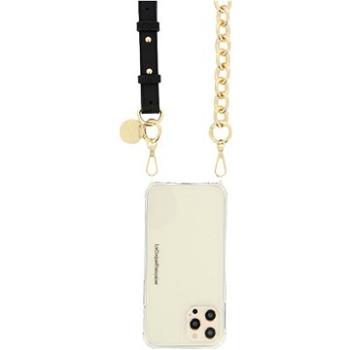 La Coque Francaise Lara leather phone strap black  (LE304792)