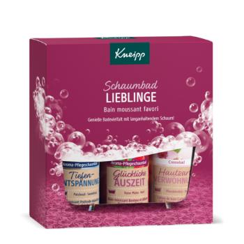 Kneipp Darčeková sada pien do kúpeľa Šťastné kúpanie, 3 x 100 ml