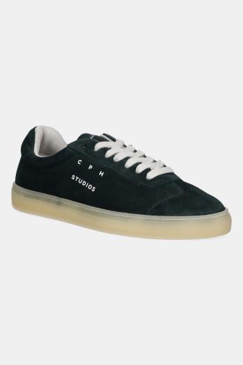 Semišové tenisky Copenhagen Suede zelená farba, CPH433