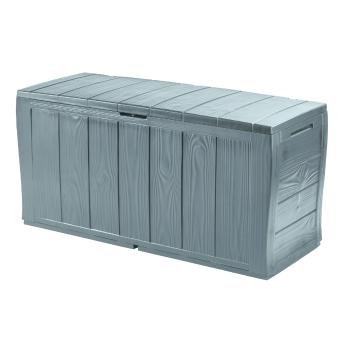 Keter Zahradní úložný box Sherwood antracit, 270 l, 117 x 57 x 45 cm