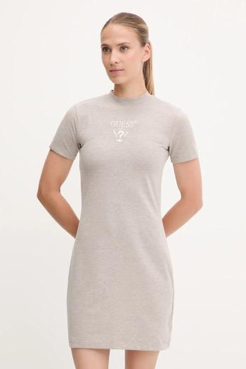 Šaty Guess COLETTE čierna farba, mini, rovný strih, V4YK02 KCDH1