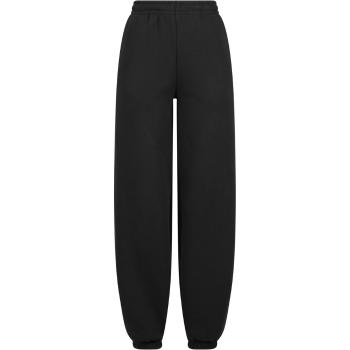 Build Your Brand Hebké dámske tepláky Fluffy - Čierna | XL