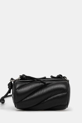 Kožená kabelka Fiorucci Leather Micro Mella Bag čierna farba, U01FMASL005LE04BK01