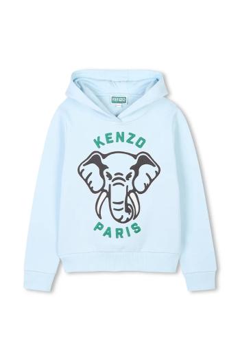 Detská bavlnená mikina Kenzo Kids s kapucňou, s potlačou, K61127