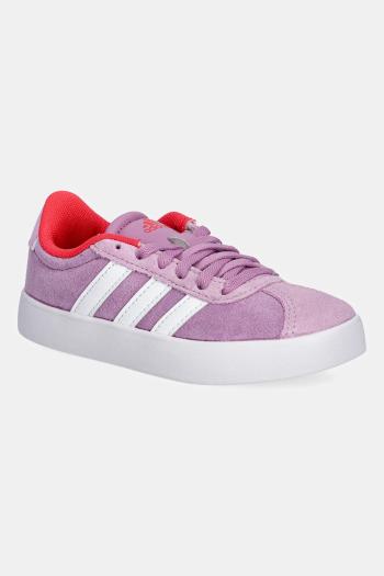 Detské tenisky adidas VL COURT 3.0 fialová farba, JS3761