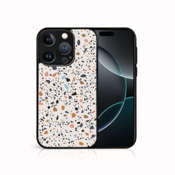 MY ART Ochranný kryt pre Apple iPhone 16 Pro Max BEIGE TERRAZZO (162)