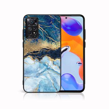 MY ART Ochranný obal Xiaomi Redmi Note 11 / Note 11S -BLUE MARBLE (141)