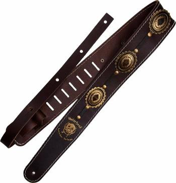 Richter Motörhead Concho Strap Gitarový pás Brown/ Old Gold