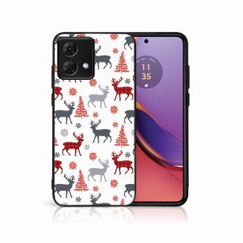 MY ART Kryt s vianočným dizajnom Motorola Moto G84 5G DEER (068)