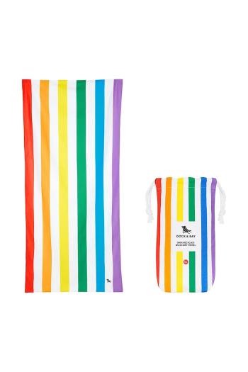 Rýchloschnúci plážový uterák Dock & Bay Rainbow Skies 200 x 90 cm viac farieb, 0