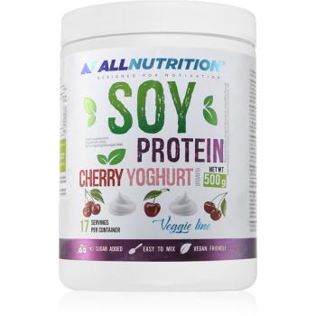 Allnutrition Soy Protein sójový proteínový izolát príchuť Cherry & Yoghurt 500 g