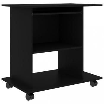 PC stôl na kolieskach 80x50 cm Dekorhome