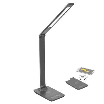 SOLIGHT WO55-G LED STMIEVATELNA LAMPICKA S BEZDROTOVYM NABIJANIM, ZMENA CHROMATICKOSTI, SIVA vystavený kus