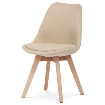 Jedálenská stolička Autronic 48x81 cm béžová látka CT-751 CRM2