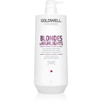 Goldwell Dualsenses Blondes & Highlights kondicionér pre blond vlasy neutralizujúci žlté tóny 1000 ml