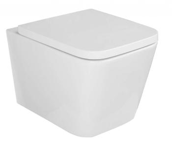 Kielle - Arkas I Závesné WC s doskou SoftClose, Rimless, biela 30111000
