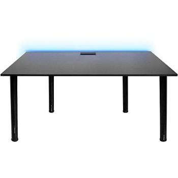 SYBERDESK 139 × 68 cm, LED, čierny (T1-AUZM-C1SU)