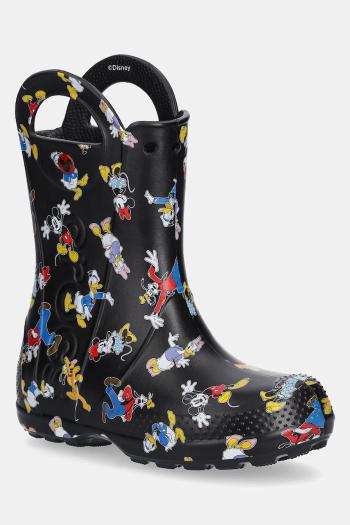 Gumáky Crocs MICKEY FRIENDS HANDLE IT BOOT KIDS čierna farba, 210889