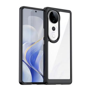 CRYSTAL Ochranný obal pre Vivo V40 5G čierny