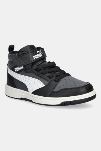 Detské tenisky Puma Rebound V6 Mid AC+ PS červená farba