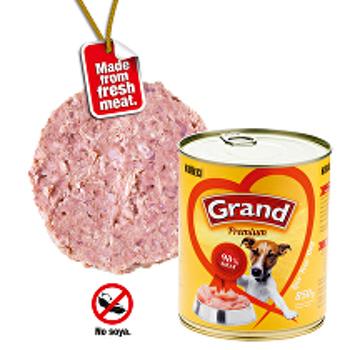 GRAND konz. pes hydinový 850g + Množstevná zľava