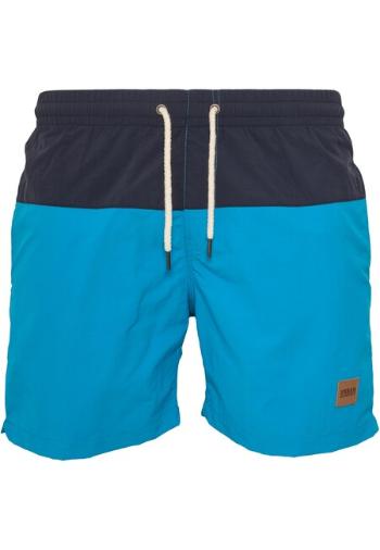 Urban Classics Block Swim Shorts nvy/tur - XS