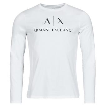 Armani Exchange  8NZTCH  Tričká s dlhým rukávom Biela