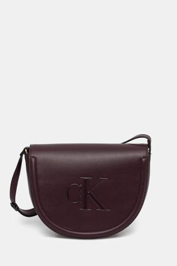 Kabelka Calvin Klein bordová farba, LV04F3221G