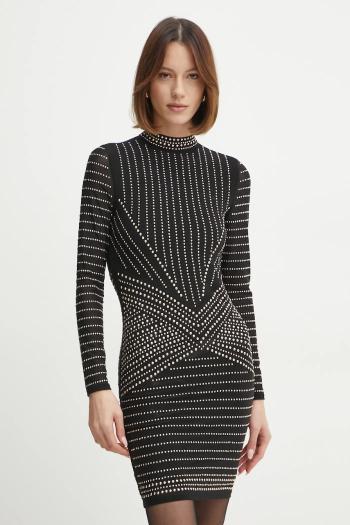 Šaty Marciano Guess KRISTAL čierna farba, mini, priliehavé, 5RGK30 6218A