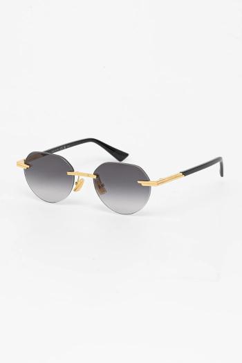 Slnečné okuliare Bottega Veneta pánske, zlatá farba, BV1379S