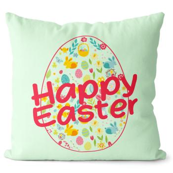Vankúš Happy Easter (Velikost polštáře: 40 x 40 cm)