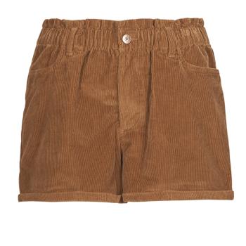 Only  ONLCUBA-FLORA HW PB CORD SHORTS PNT  Šortky/Bermudy Hnedá