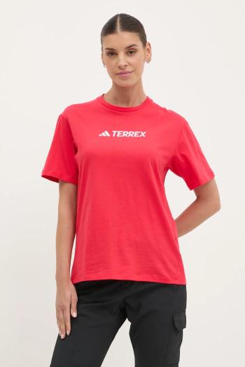 Tričko adidas TERREX dámske, červená farba, JF9134