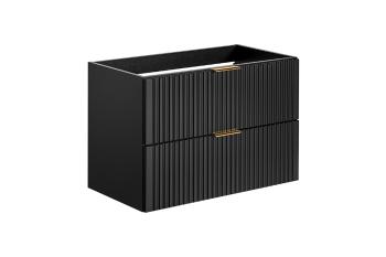 ArtCom Skrinka pod umývadlo ADEL Black 82-80 | 80 cm | zmontovaná