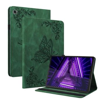 ART Zaklápací obal Lenovo Tab M10 Plus (TB-X606F / TB-X606L / ZA5T0081CZ / ZA5V0206CZ) BUTTERFLY zelený