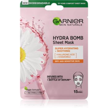 Garnier Skin Naturals Moisture+Comfort super hydratačná upokojujúca textilná maska pre suchú až citlivú pleť 28 g