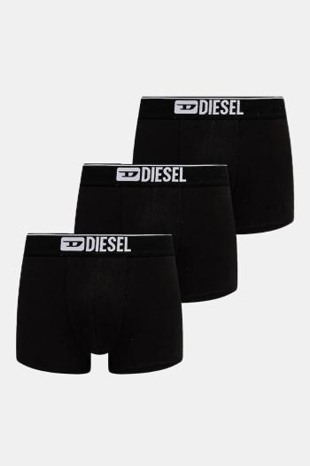 Boxerky Diesel DAMIEN-THREEPACK BOXER-SHORTS 3-pak pánske, čierna farba, A17752.0LHBI