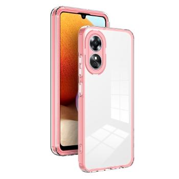 CRYSTAL Ochranný kryt pre Oppo A17 ružový