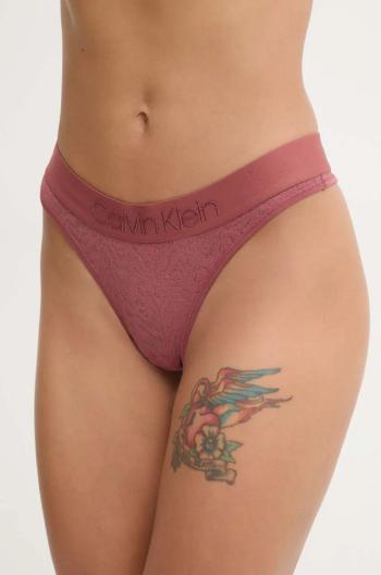 Tangá Calvin Klein Underwear červená farba, 000QF7287E