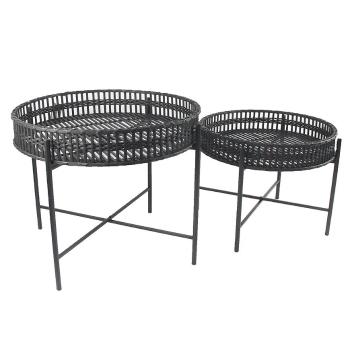 Padkészlet BOHO BAMBOO 60 fekete