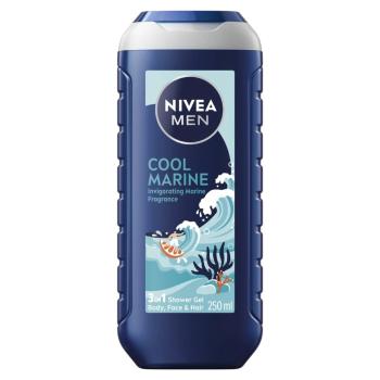 Nivea Sprchový gél na pokožku a vlasy Cool Marine (3 in 1 Shower Gél) 250 ml