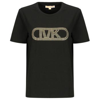 MICHAEL Michael Kors  GROMMET EMPIRE CLSSIC TEE  Tričká s krátkym rukávom Čierna