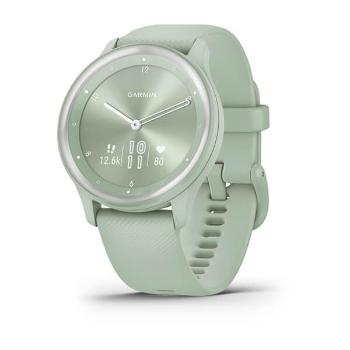 Garmin vívomove Sport Silver/Cool Mint Silicone Band - 010-02566-03